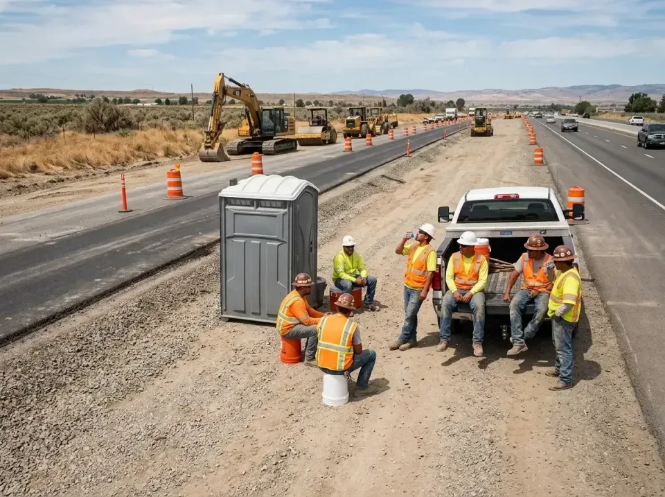 highway-road-construction-crew-007 — frequently asked questions, Porta Potty and Restroom Rentals in Palisades Park, NJ